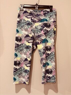 Victoria's Secret Pastel Leggings Colorful Athletic Soft Comfy Activewear Artsy